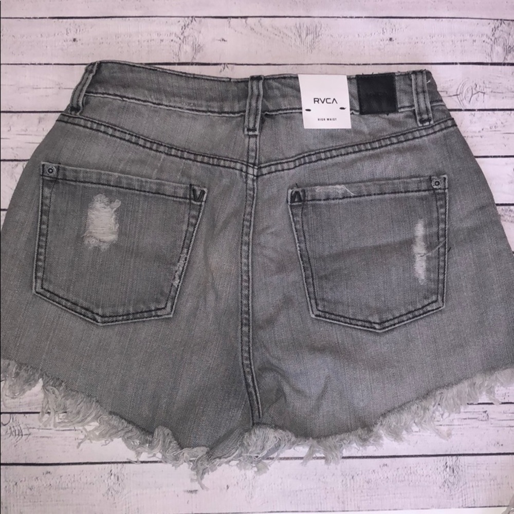 🆕 RVCA Highly Vibed Womens Denim Short - Picture 3 of 8